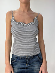 💻BEST PICKS | small navy and white striped cami