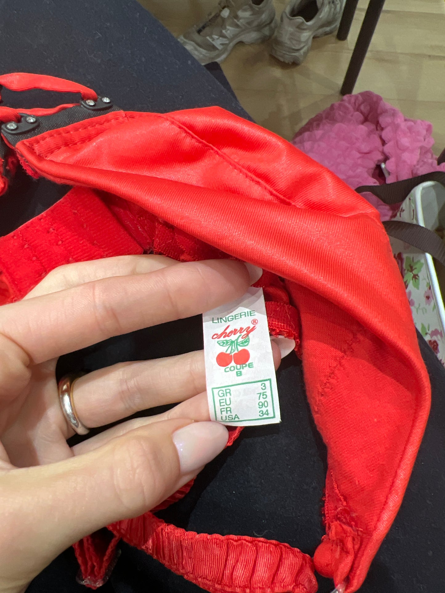 SUMMER SOLSTICE DROP | small red satin bra