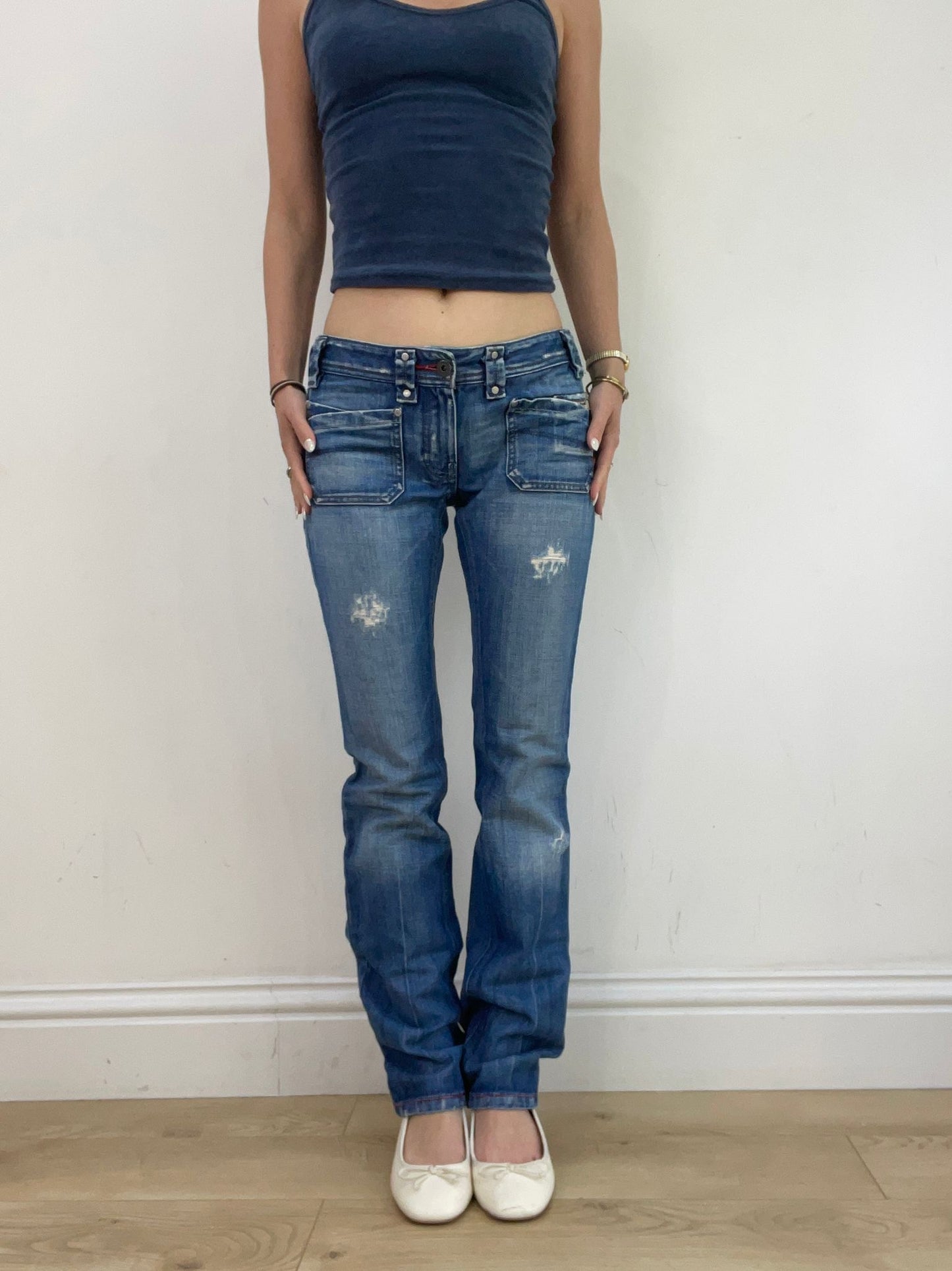 vintage edit twenty-two | small blue diesel denim jeans