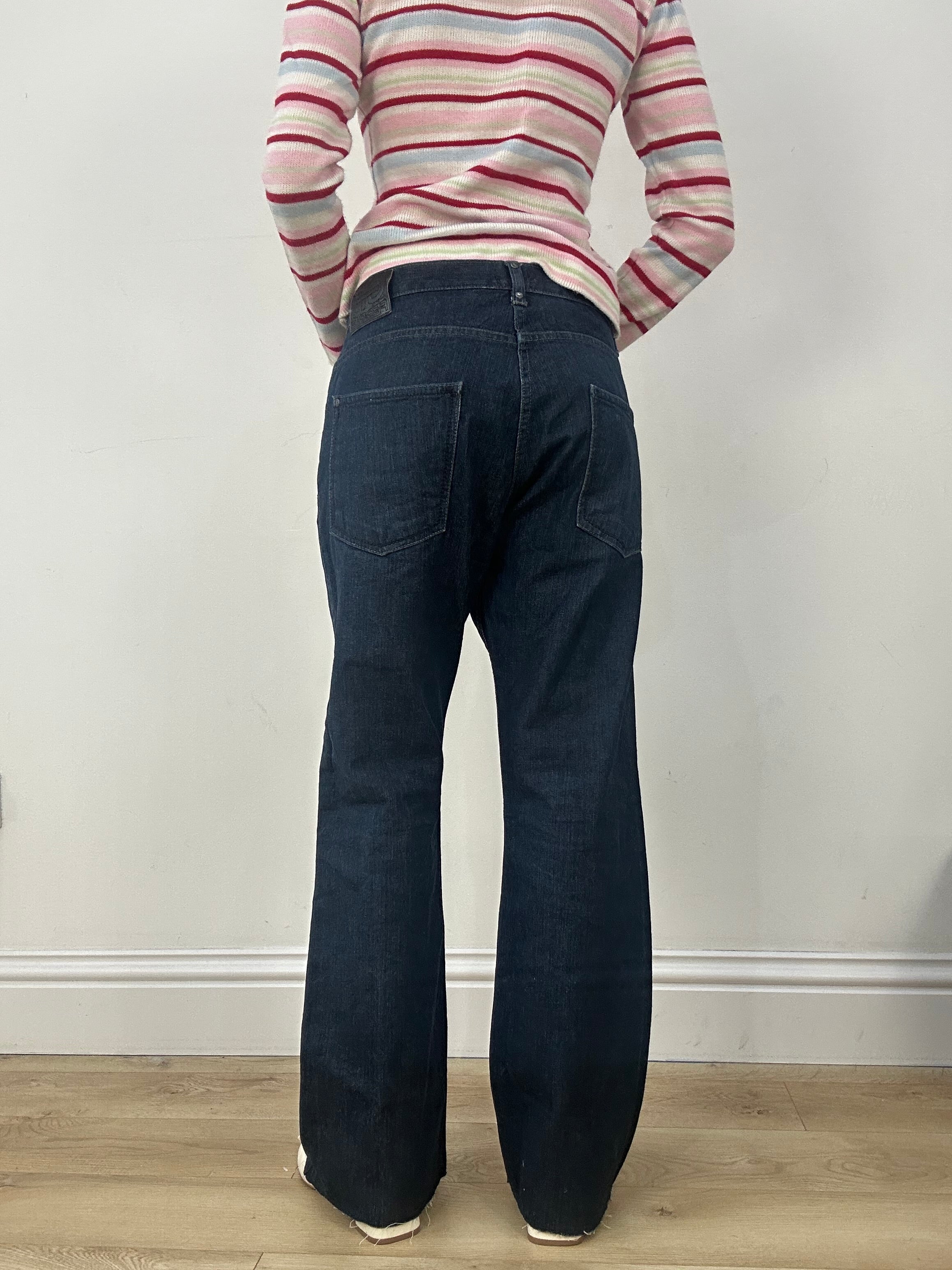 countryside | large dark wash jeans