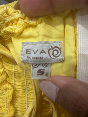 easter edit | small yellow bandeau style mini dress