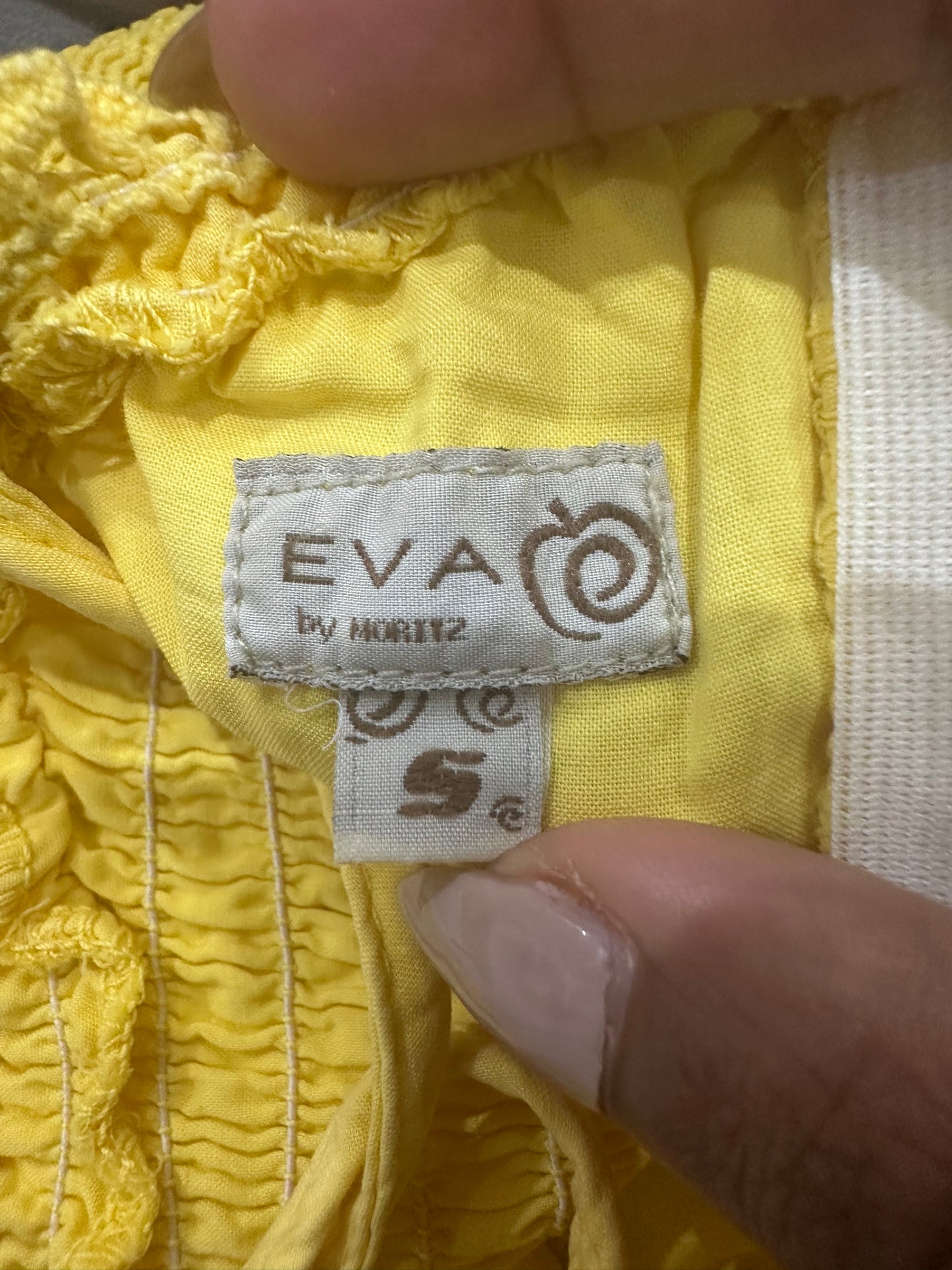 easter edit | small yellow bandeau style mini dress