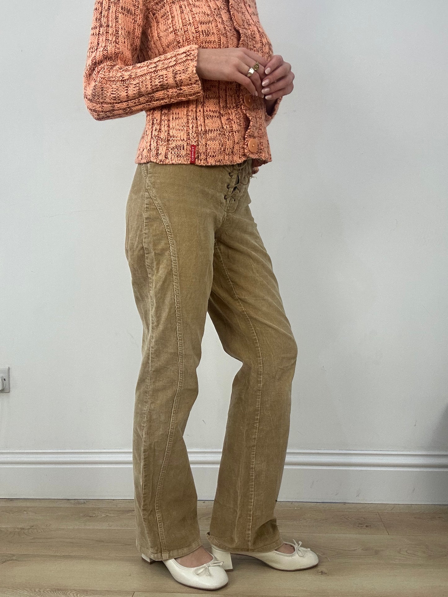 countryside | medium beige corduroy trousers
