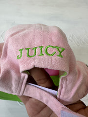 כובע מצחייה ⁨juicy couture⁩ – ירוק ליים וורוד – ⁨festival drop⁩