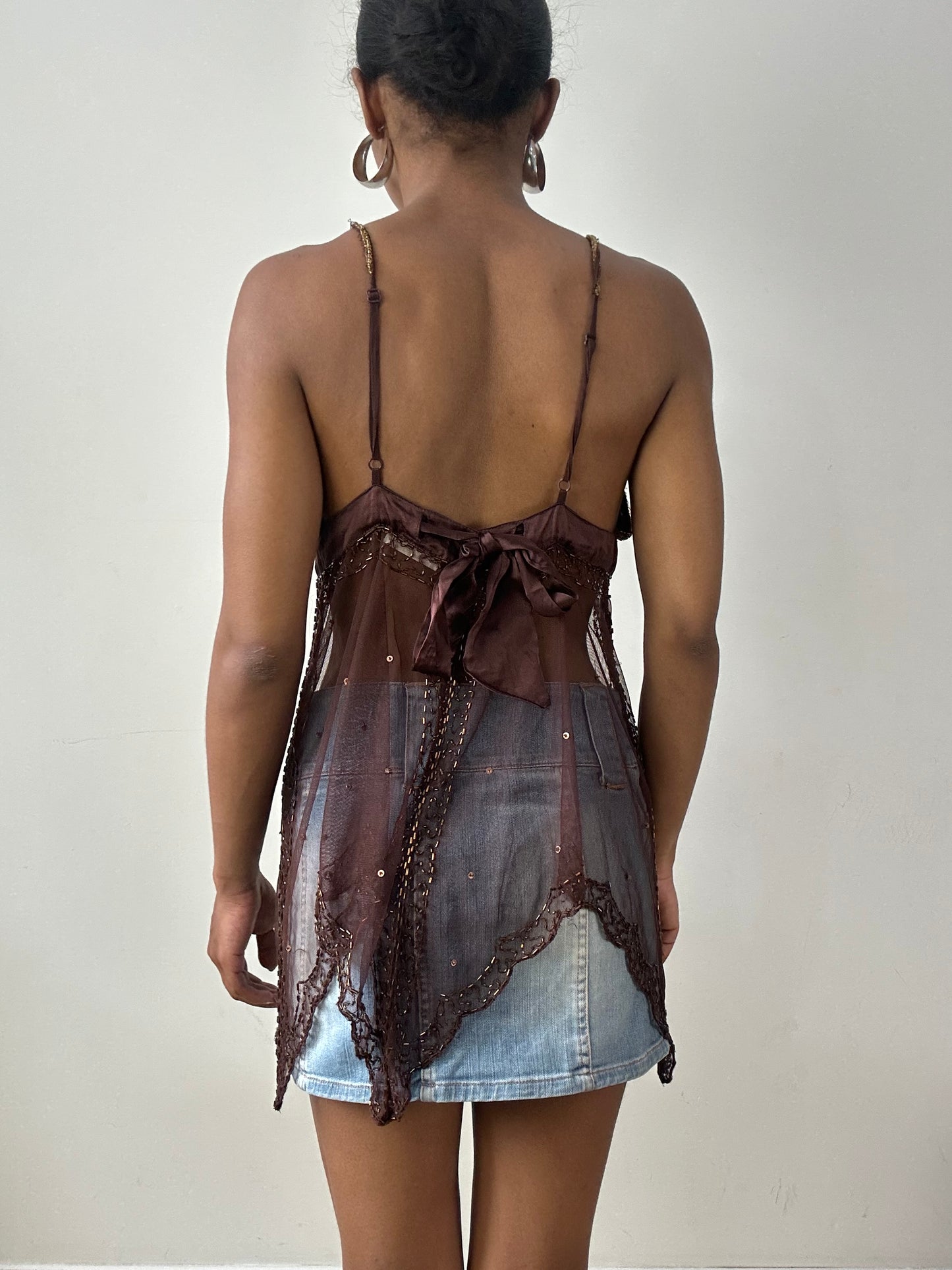vintage edit twenty-nine | small brown kookai cami