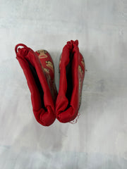 ⭐️ vintage edit: halloween | UK2 red paul frank wellington boots