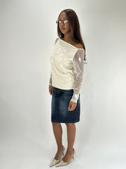 WINTER FAVOURITES | small blue denim midi skirt