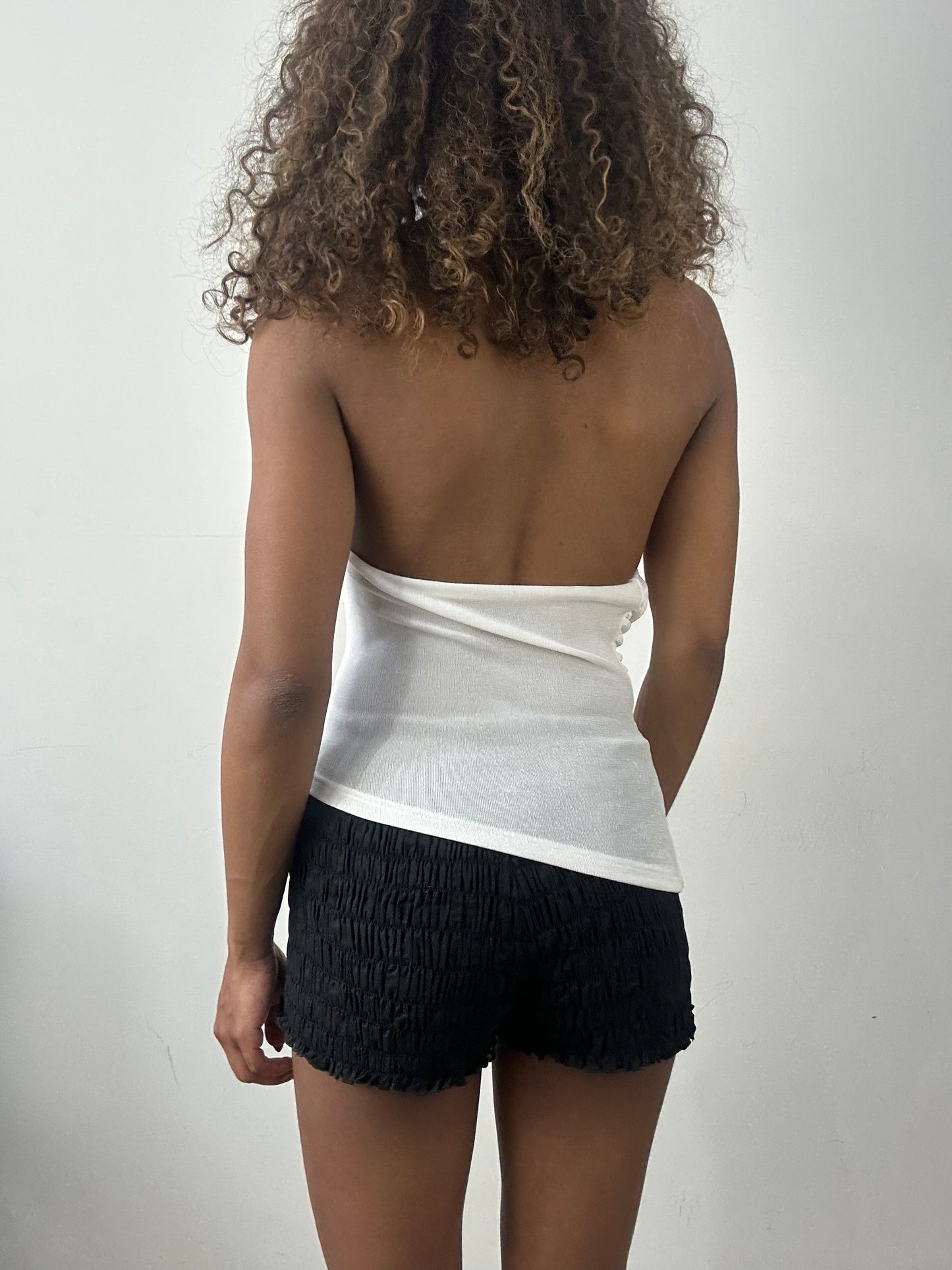 vintage edit: valentine’s day | extra small white halterneck top