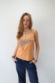 athleisure edit | medium orange chloé tank top