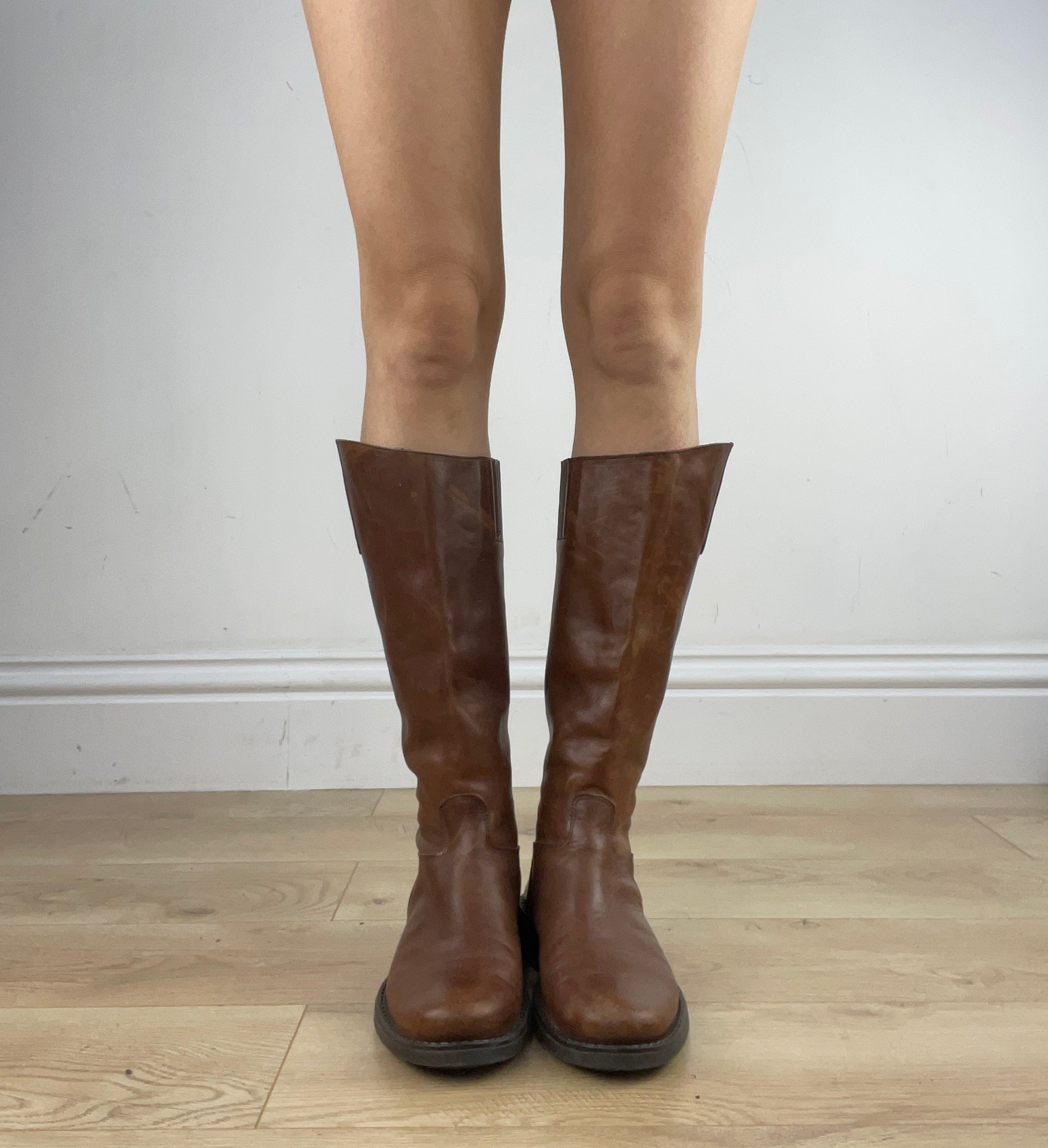 ⭐️ BEST PICKS | uk 3 brown knee high flat boots
