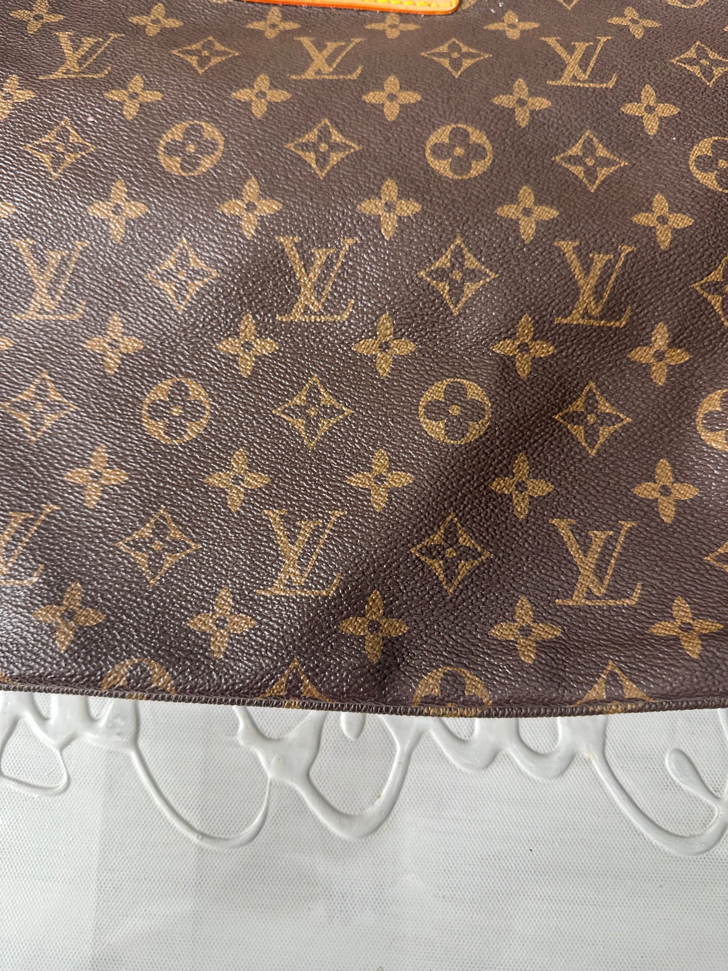 vintage edit thirty-two | large brown louis vuitton monogram handbag