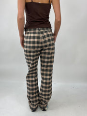 TAYLOR SWIFT DROP | small brown and black nova check trousers