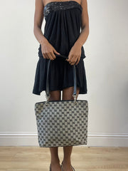 BEST PICKS | grey letter monogram shoulder bag