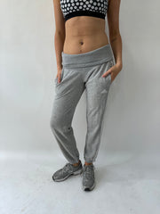 athleisure edit | small grey nike foldover waist joggers