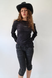 Western Edit | kleine schwarze dolce and gabanna Langarmshirt