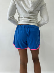 athleisure edit | small blue and pink nike shorts