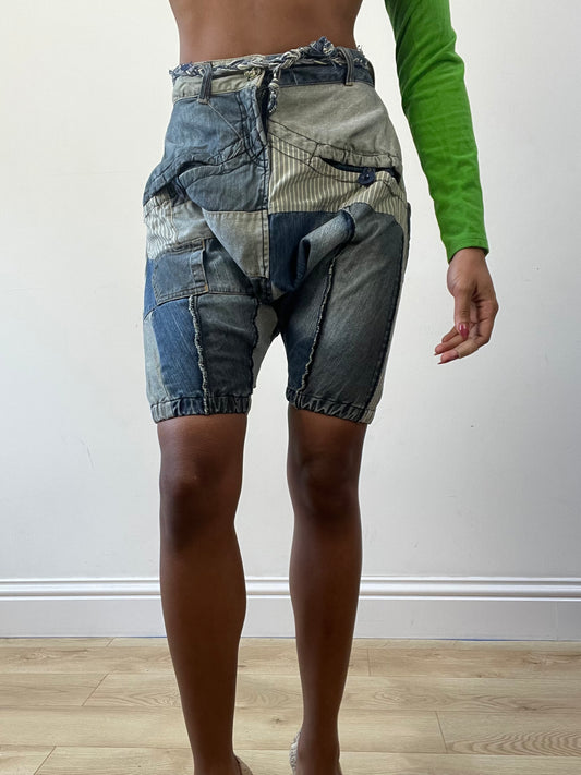 BEST PICKS | extra small desigual bubble style patchwork jorts