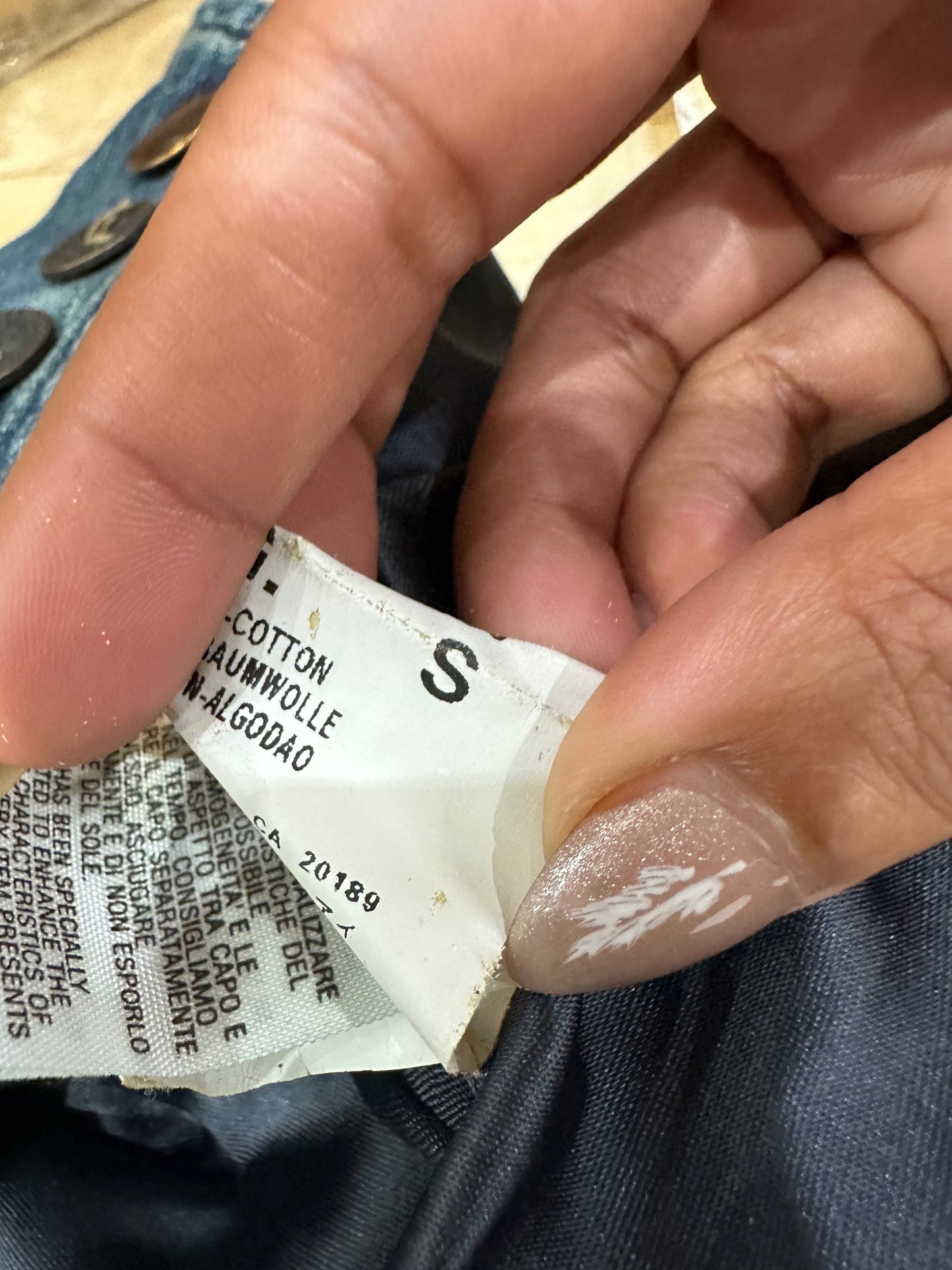 BEST PICKS | extra small blue replay denim waistcoat