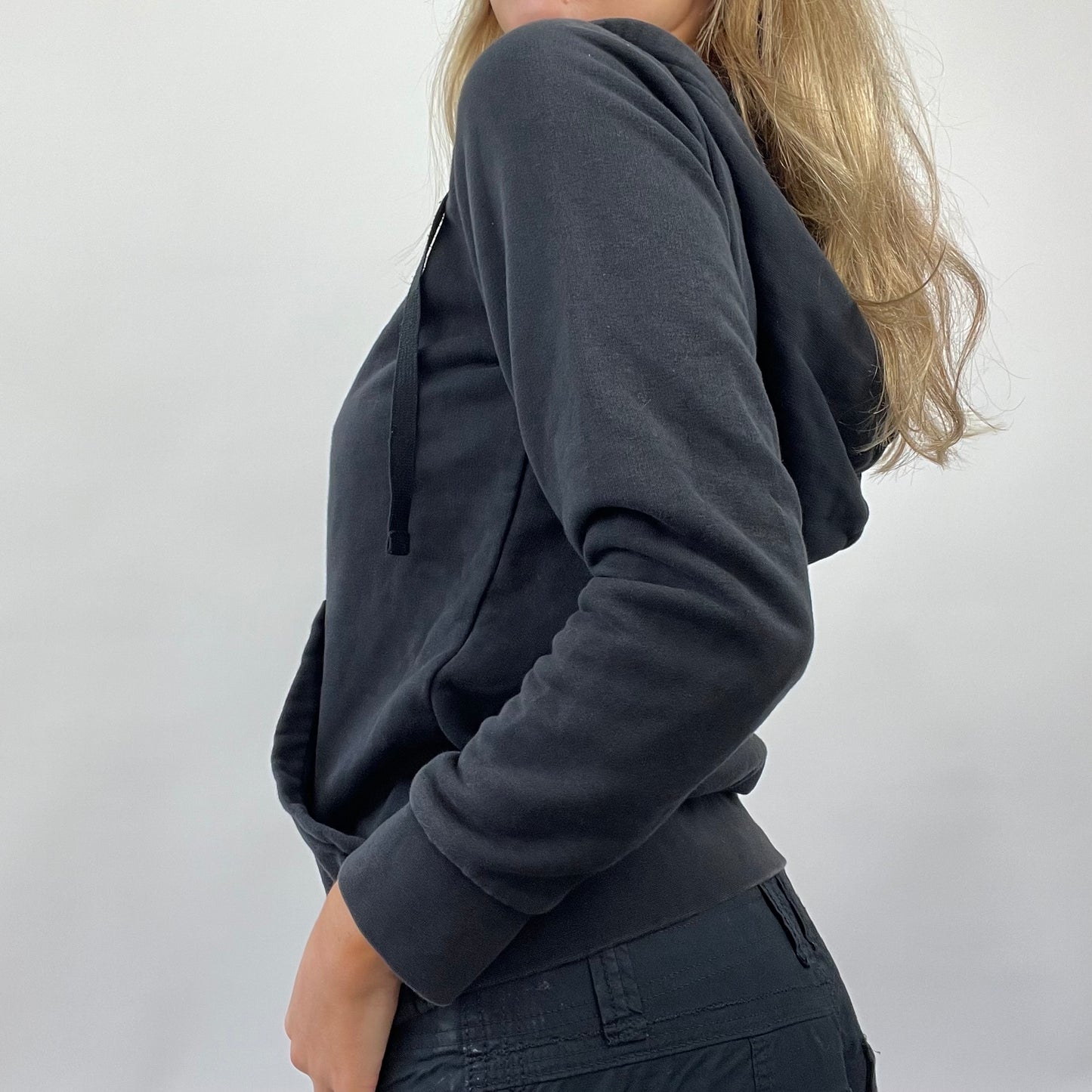 POSH AND BECKS DROP | small black adidas hoodie