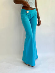 💚Colormaxxing drop | pantalones acampanados azules extra pequeños