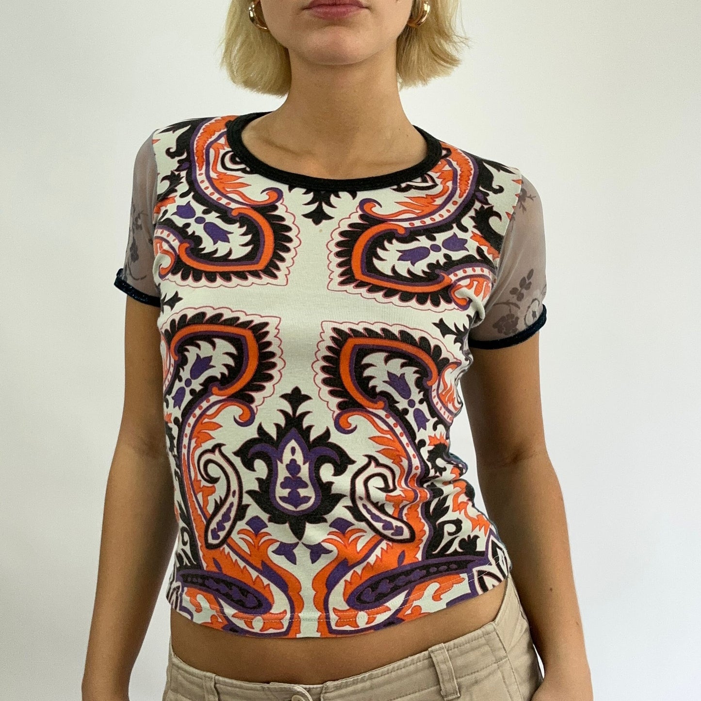 BEST PICKS | small graphic t-shirt with mesh sleeves