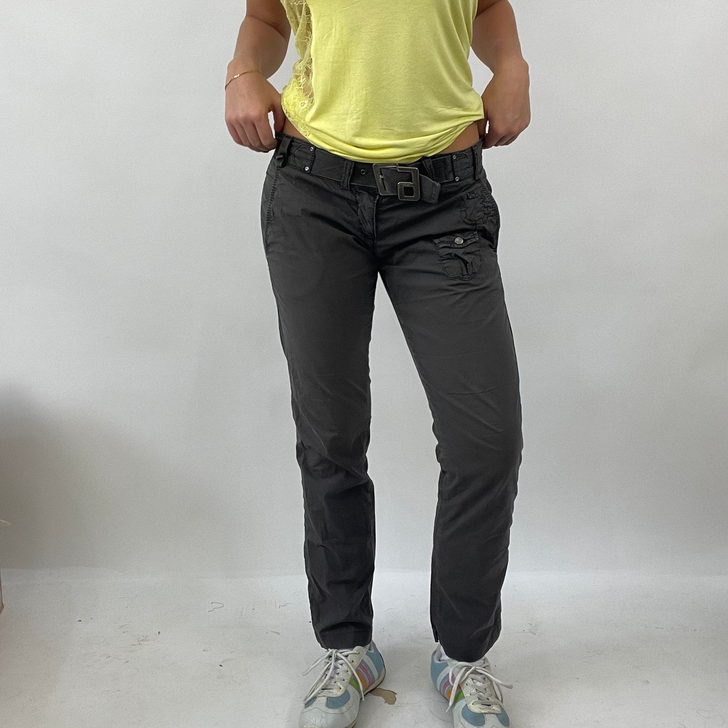 💻 VINTAGE GEMS DROP | small grey miss sixty cargo trousers