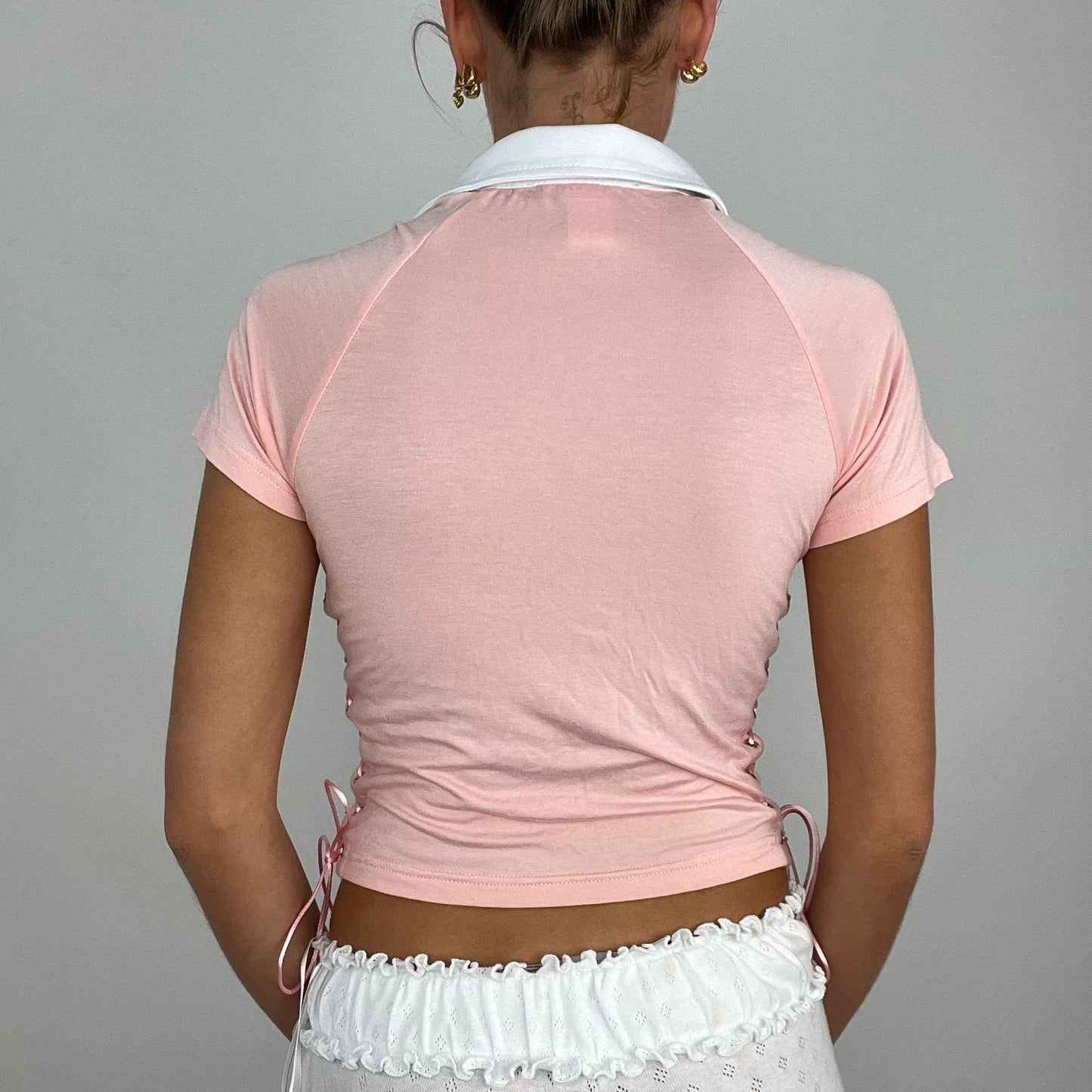 #138 SAMPLE SALE | small  baby pink sasha top sample