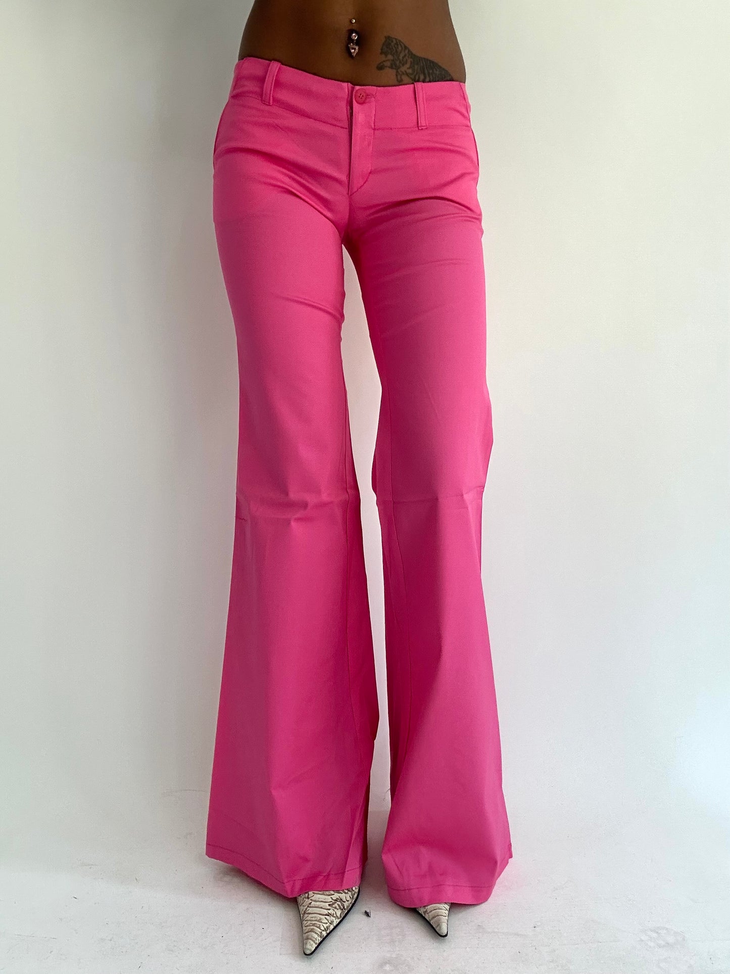 ‼️ | pink wide leg jeans