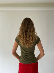 SATC drop | taille: M · couleur: vert · article: jean · détails: DKNY