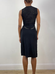 vintage edit thirty-six | taille: XS · couleur: noir · article: robe · détails: longueur midi + morgan de toi