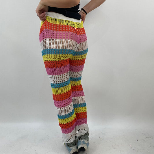 💻BEST PICKS | small multicoloured crochet trousers