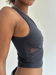 BEST PICKS | extra small grey layered fitted tank top