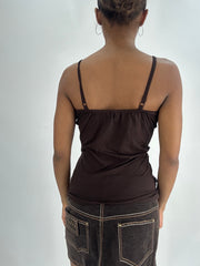 BEST PICKS | small/medium brown dolce and gabbana cami top