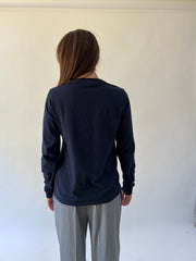 back to school drop | small navy paul frank long sleeve top