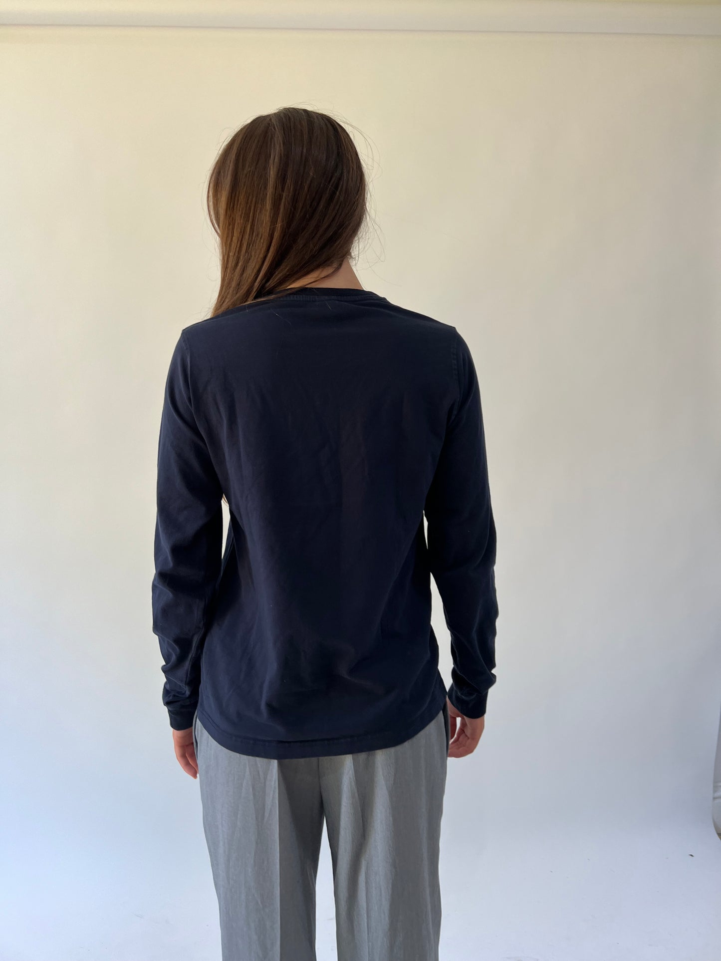 back to school drop | small navy paul frank long sleeve top