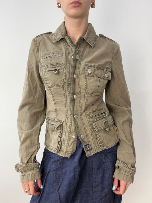 vintage edit thirty | small khaki utility jacket