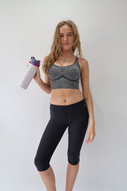 athleisure edit | small/medium black nike cropped leggings