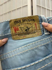 BEST PICKS | medium baby blue true religion jeans