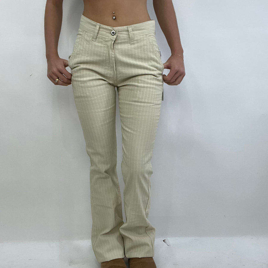 COASTAL GRANDMA DROP | couleur: crème · article: pantalon · détails: rayures tennis + XS + Dolce & Gabbana dolce and gabanna d&g