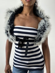 BEST PICKS | small grey faux fur shrug