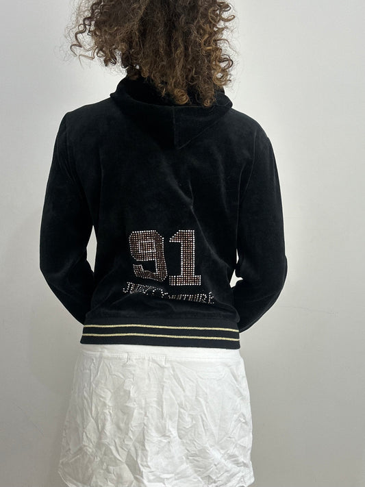 athleisure edit | small/medium black juicy couture JACQUETAS DE VELOR