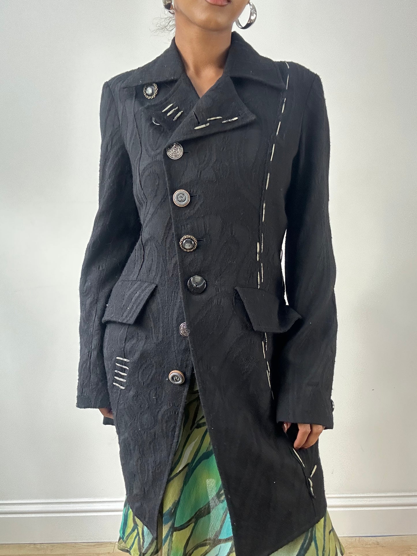 LFW edit | small black save the queen jacket