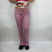 STUDIO FAVES | taille: S · couleur: rose · article: pantalon · détails: yoga + motif graphique + côté
