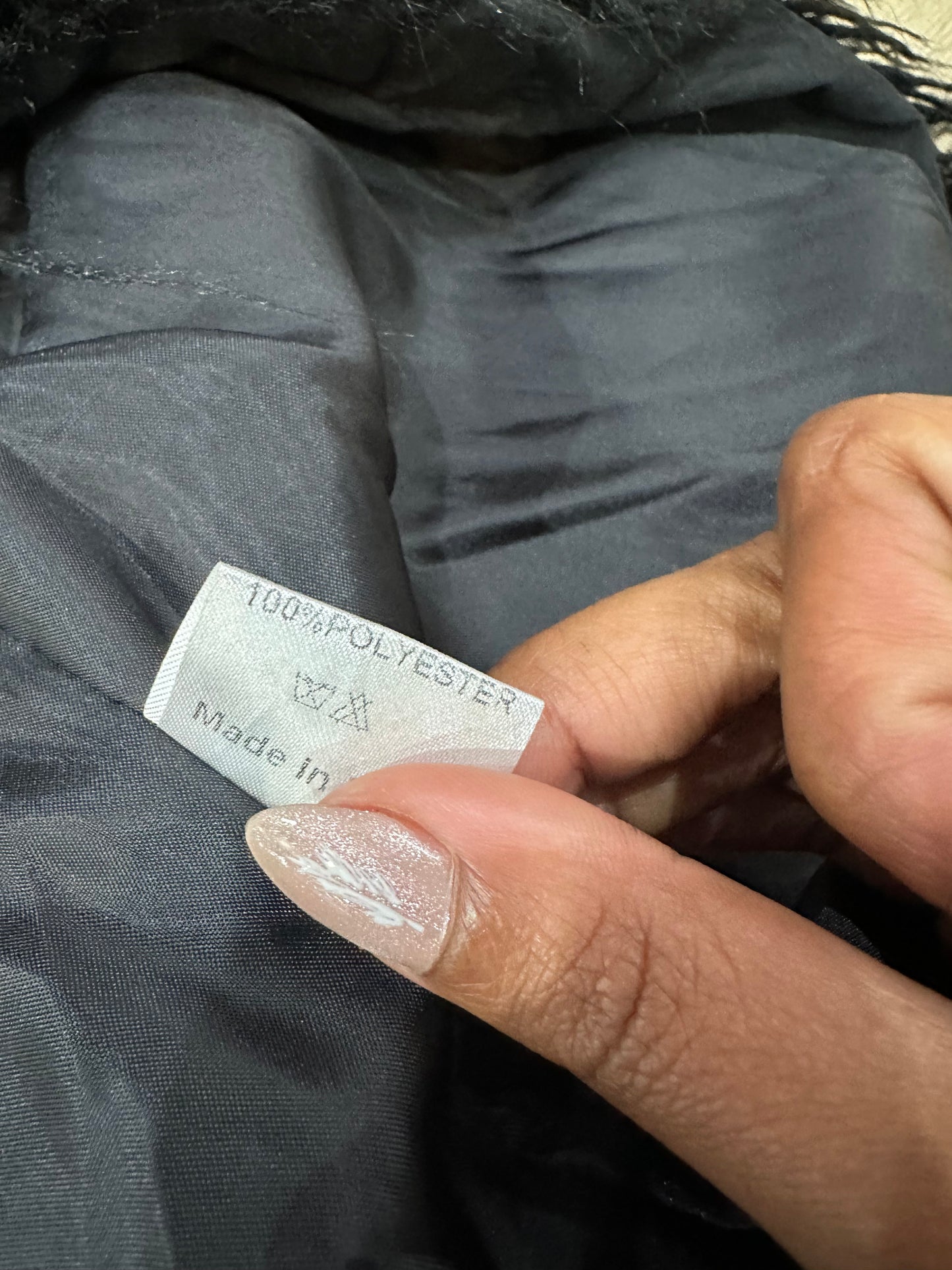 vintage edit thirty-three | small black shag fur jacket