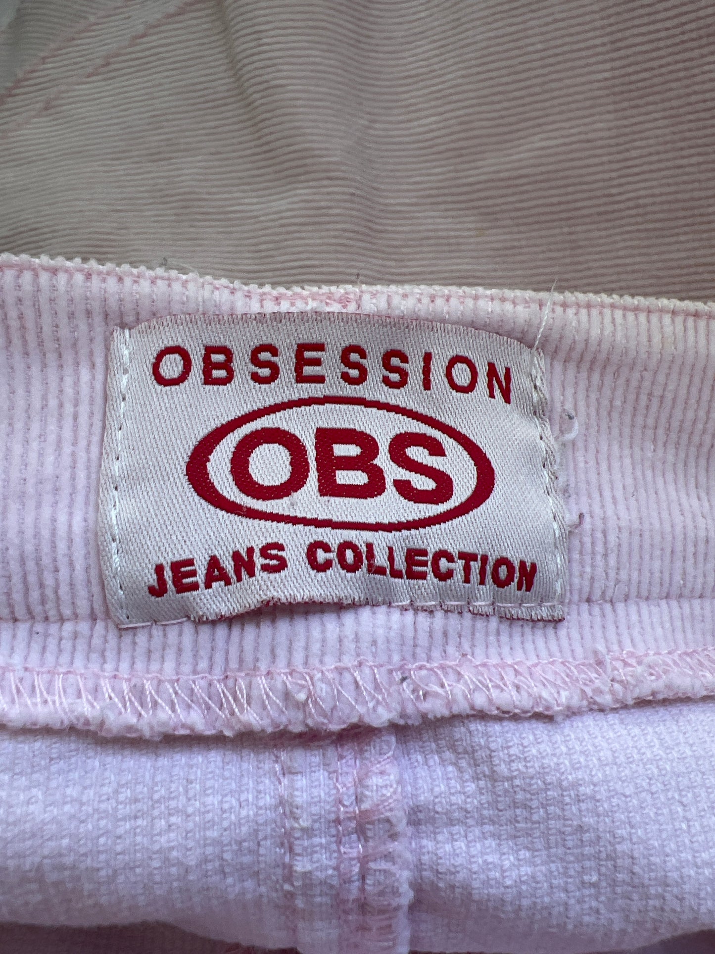 SATC drop | small baby pink corduroy mini skirt