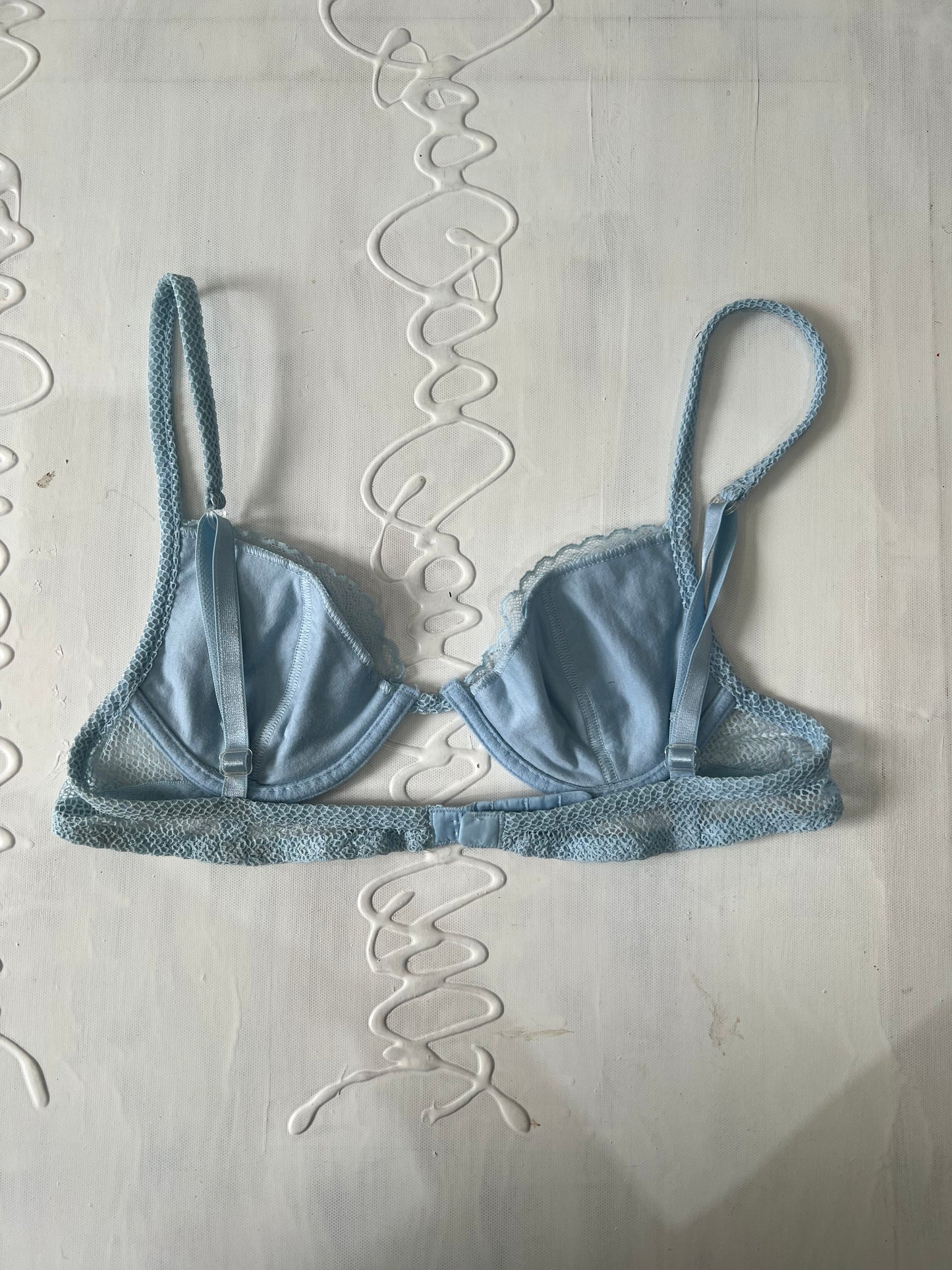 SATC drop | small baby blue lace bra