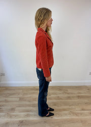 medium orange blazer