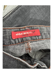 medium blue Miss Sixty denim jeans brand label