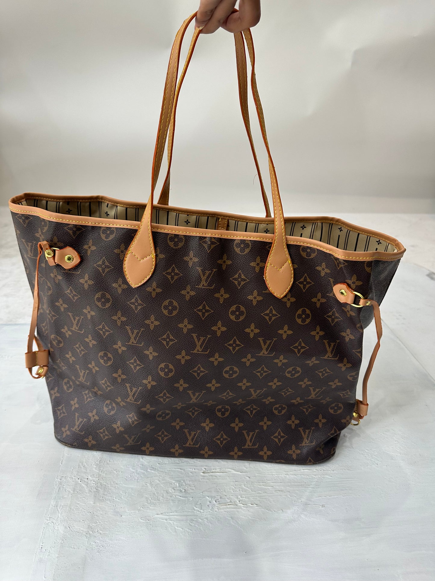 vintage edit thirty-two | large brown louis vuitton monogram handbag