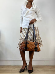 AUTUMN EDIT | couleur: marron · matière: similicuir · article: sac bandoulière · détails: bretelles + clous + détail
